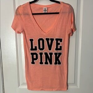 Pink V-Neck T-Shirt by PINK Victoria's Secret
